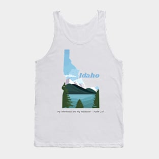 USA State of Idaho Psalm 2:8 - My Inheritance and possession Tank Top